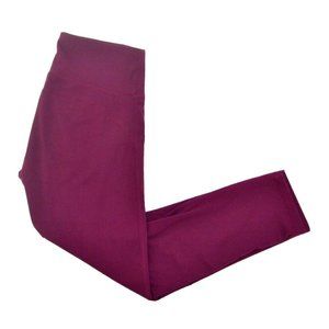 FABLETICS Women's Mid Rise PureLuxe Capri Leggings‎ SIZE XXS Purple